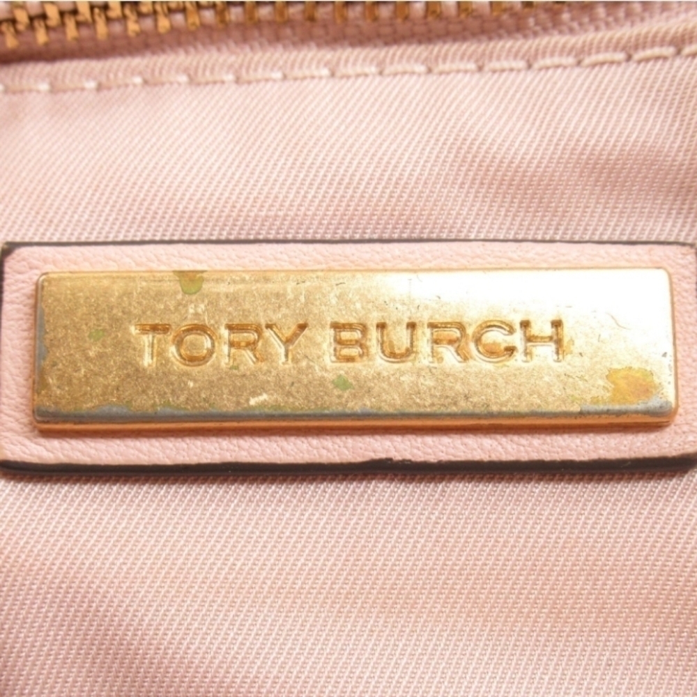 Authentic Tory Burch 2way Shoulder Bag Fleming Pink Handbag - Picture 7 of 8